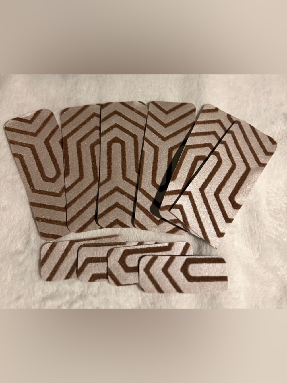 💜 Scrapbook & Journal Paper Cutouts - Brown & Tan